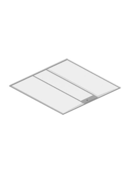 Reno lighting durable and energy-efficient 2x2 LED troffer in white structure finish