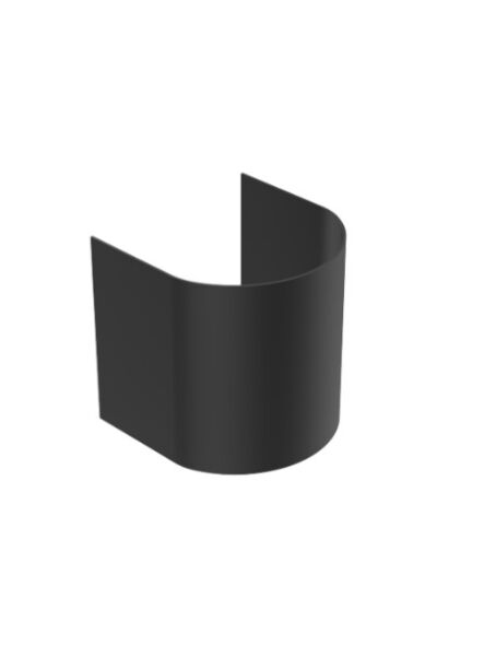 Modern outdoor wall light in black finish by Canarm Ltd