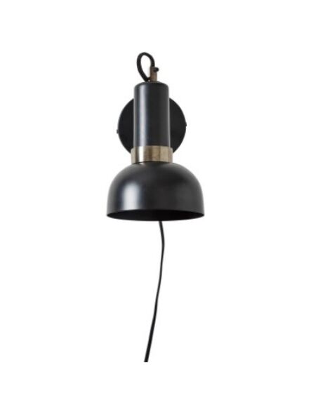 Renwil lighting modern wall sconce in matte black powder coated finish