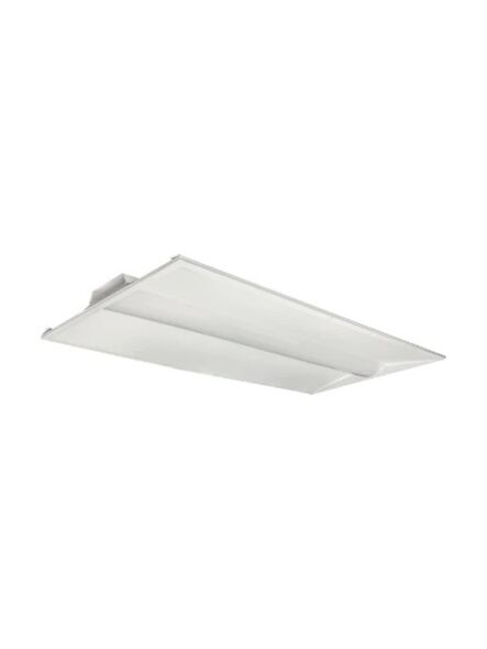 Satco durable and energy-efficient LED troffer with wattage and CCT selectable feature