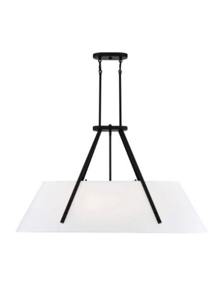 Savoy House lighting modern and stylish matte black linear chandelier