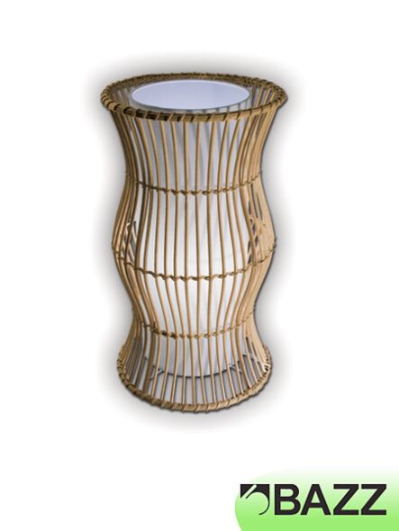 bazz vibe natural wood table lamp model 6 t8063