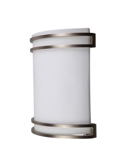 Turolight durable and energy-efficient LED wall scone in white finish
