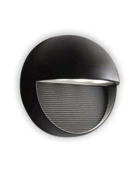 bazz exil 1–light black outdoor wall light w14777bk