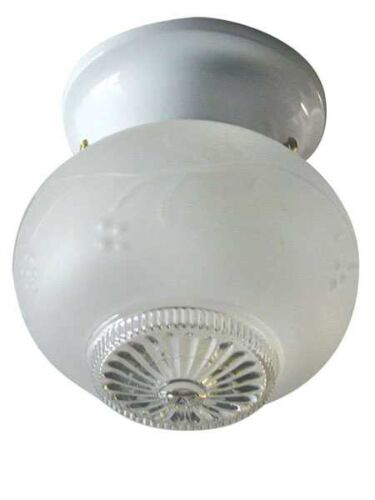 canarm icl12 wh 1-light white ceiling light