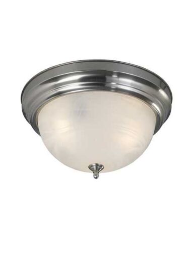 canarm ifm411bn 2-light brushed nickel finish ceiling light