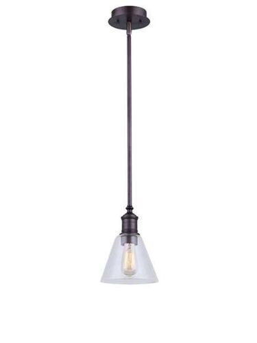 canarm larken ipl628a01orb 1-light oil rubbed bronze pendant light
