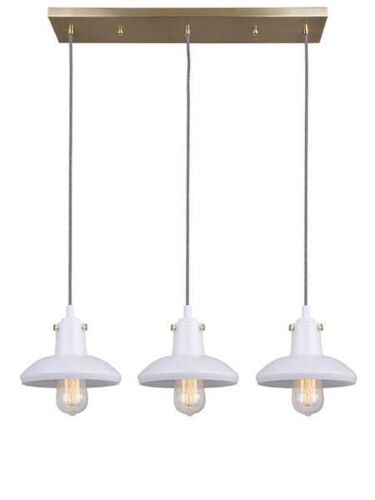 canarm meira ipl635a03bs 3-light polished brass pendant light
