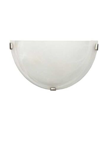 canarm iwl150b12bpt 1-light brushed pewter clips wall light