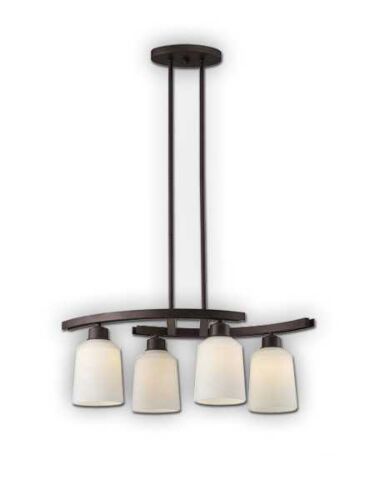 Canarm Quincy 4 Light Oil Rubbed Bronze Chandelier ICH431A04ORB (fixturewshade)