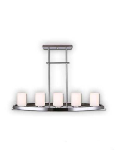 canarm fairfax 5 lights brushed nickel chandelier ich510a05bn38