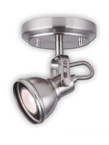 canarm polo 1 light brushed nickel fixture icw622a01bn10