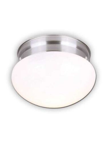canarm flush mount 1 light brushed nickel fixture ifm137bn