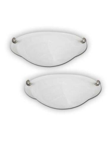 canarm flush mount twinpack 2 light brushed pewter fixture ifm161251t