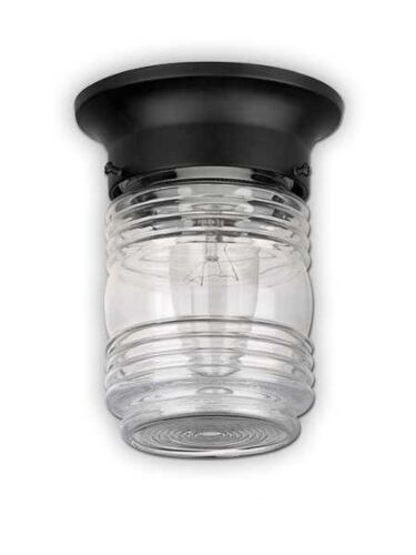 canarm outdoor ceiling light black finish model 6 iol105bk