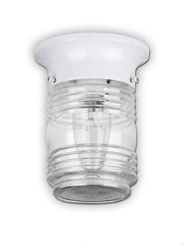 canarm outdoor ceiling light white finish model 7 iol105wh