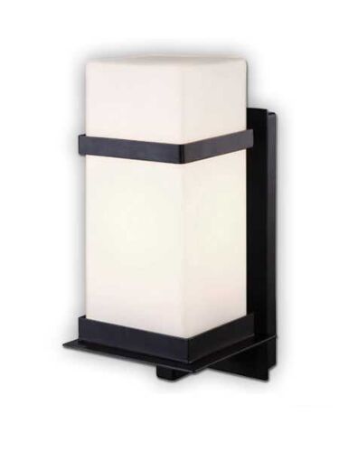 canarm havana series outdoor wall pack black finish iol220bk