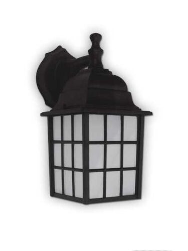 Canarm Outdoor 1 Light Black Wall Light IOL25 BK (fixturewshade)