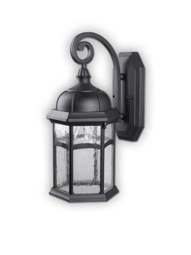 Canarm Outdoor 1 Light Black Wall Light IOL91 BK (fixturewshade)