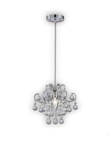 Canarm Tessa 3 Light Chrome Pendant Light IPL174B01CH (fixturewshade)