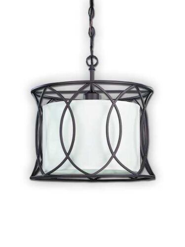 Canarm Monica 1 Light Oil Rubbed Bronze Pendant Light IPL320A01ORB14 (fixturewshade