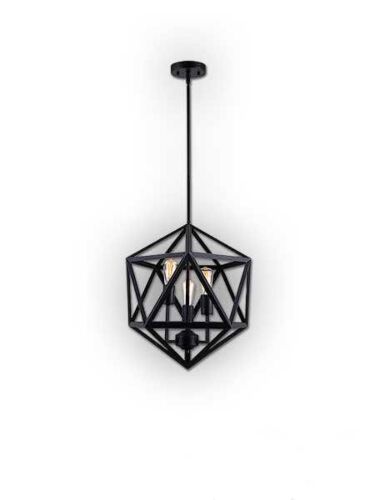 canarm skar 3 lights matte black pendant light ipl379b03bk16