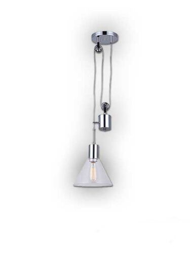canarm berklee 1 light chrome pendant light ipl574a01ch