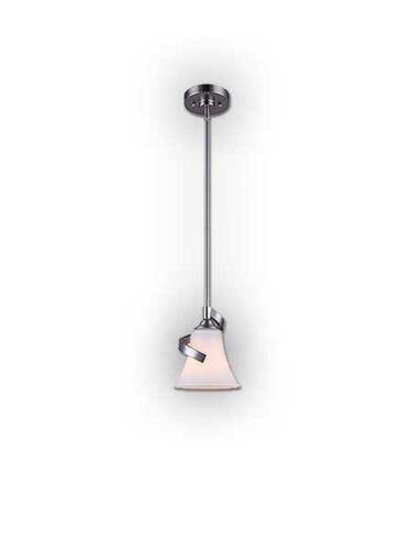 canarm rue 1 light brushed nickel pendant light ipl587a01bn