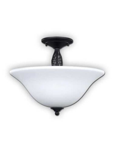 Canarm Twenty One 3 Light Oil Rubbed Bronze Semi-Flush ISF253A03ORB (fixturewshade)