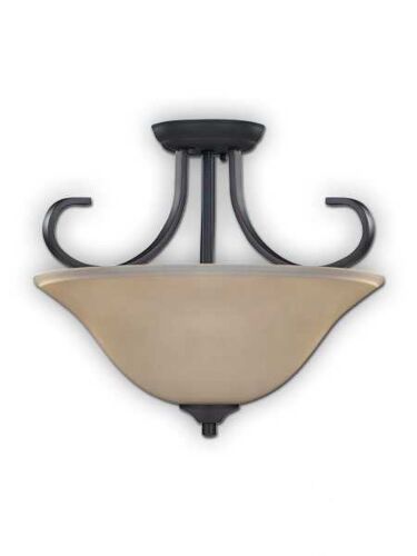 Canarm Carter 3 Light Oil Rubbed Bronze Semi-Flush ISF317A03ORB (fixturewshade)