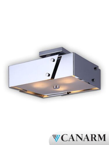 Canarm Edge 3 Light Chrome Semi-Flush ISF589A03CH (fixturewshade)