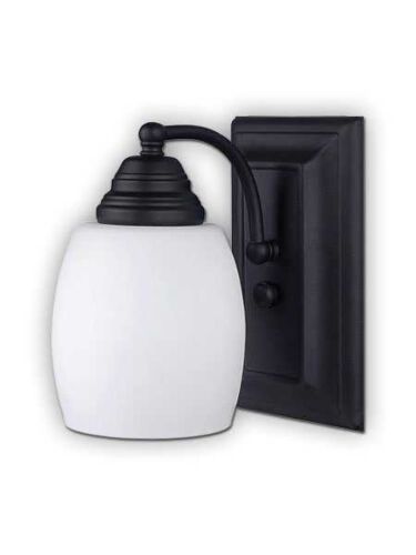 Canarm Griffin 1 Light Oil Rubbed Bronze Wall Light IVL259A01ORB (fixturewshade)