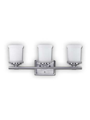 Canarm Memphis 3 Light Brushed Pewter Wall Light IVL324A03BPT (fixturewshade)