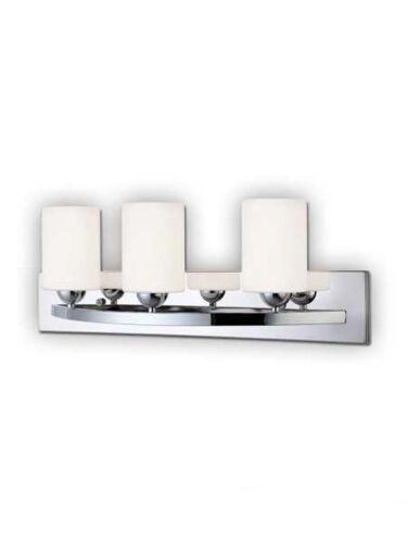Canarm Hampton 3 Light Chrome Wall Light IVL370A03CH-O (fixturewshade)