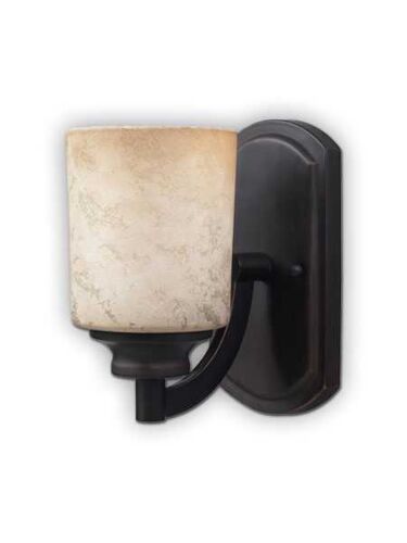 Canarm Warren 1 Light Rubbed Antique Bronze Wall Light IVL375A01RA (fixturewshade)