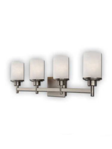 Canarm Lyndi 4 Light Brushed Nickel Wall Light IVL408A04BN (fixturewshade)