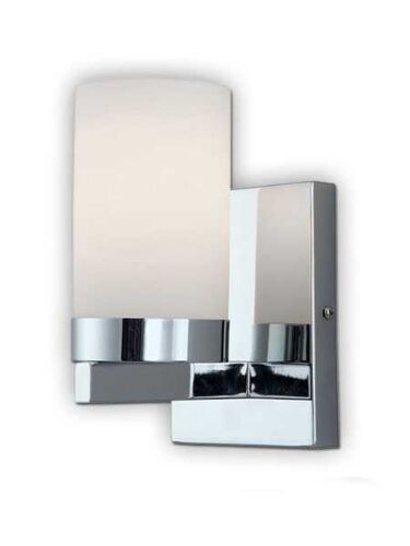 canarm milo 1 light chrome wall light ivl429a01ch