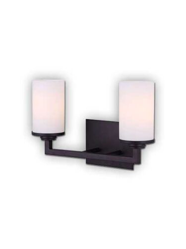 Canarm River 2 Light Oil Rubbed Bronze Wall Light IVL578A02ORB (fixturewshade)