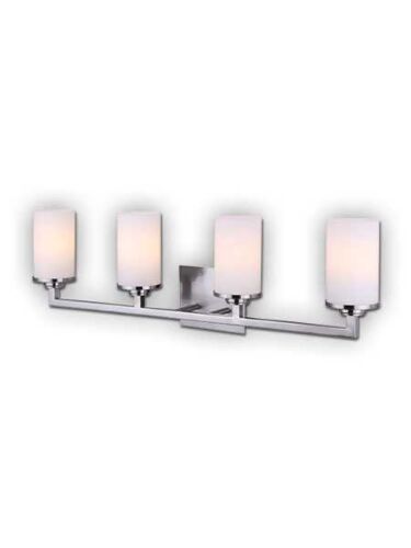 Canarm River 4 Light Brushed Nickel Wall Light IVL578A04BN (fixturewshade)