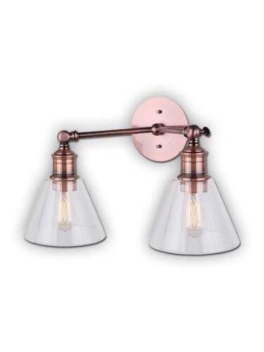 canarm larken 2 lights bronze wall light ivl628a02bz