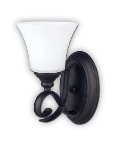 Canarm Twenty One 1 Light Oil Rubbed Bronze Wall Light IWF253A01ORB (fixturewshade)