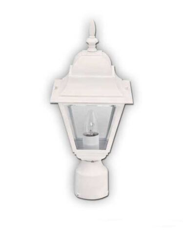 canarm outdoor 1 light white post light iol1313
