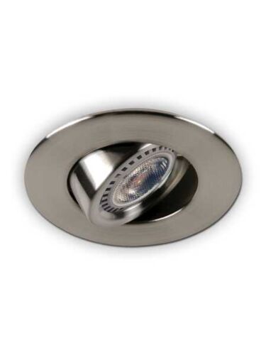contrast lighting 4 pack 3 1/2" led recessed lights gu10 satin nickel trim (ic-new construction) cpk-mii10-g13 -2