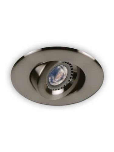 contrast lighting 4 pack 4" led recessed lights par16 satin nickel trim (new construction) cpk-prin16-g13 -2