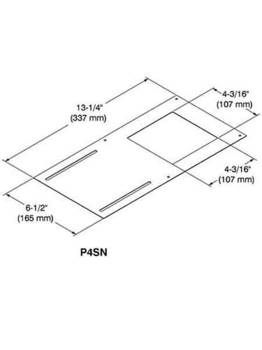 Contrast Lighting P4SN Mounting Plate
