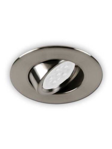 Minilux LED Recessed Lights GU10 Satin Nickel IC Remodel MIR10-G13-72