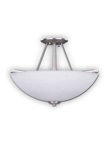 new yorker brushed pewter semi flush isf256a03bpt