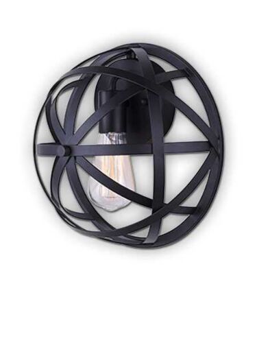 gigi 1 lt wall light iwl567a12bk-c