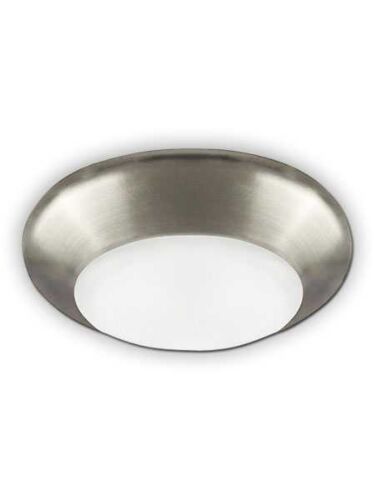 Canarm 4 LED Disk Surface Mounted 12W Brushed Nickel LED-SM4D-BN-C