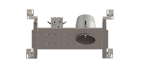 Evolution LED 3.5 in IC Air Tight New Construction Housing with Electronic Transformer for MR16 LED Lamp NW3000E-LED by Contrast Lighting